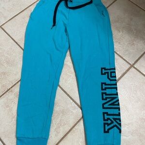 PINK Victoria's Secret Women's Blue Jogger Pants